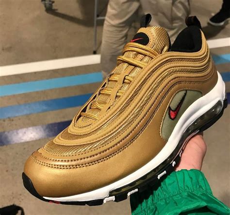 nike air max 97 qs gold|air max 97 university red.